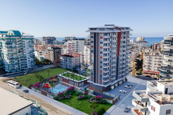 Rational layout apartment in a premium complex, Mahmutlar