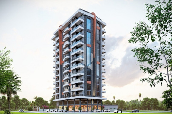 Impressive two-level apartment with sea views, Mahmutlar