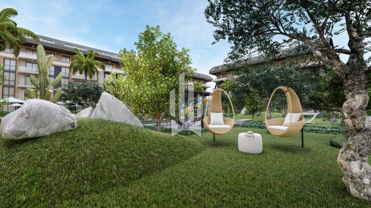 Linear apartment with three bedrooms in a new project, Oba