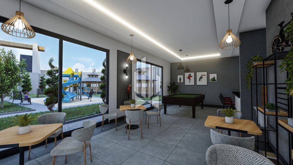 Linear apartment with three bedrooms in a new project, Oba 7