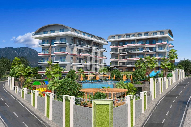 Duplex apartments on the top floors of the complex, Kargicak 1