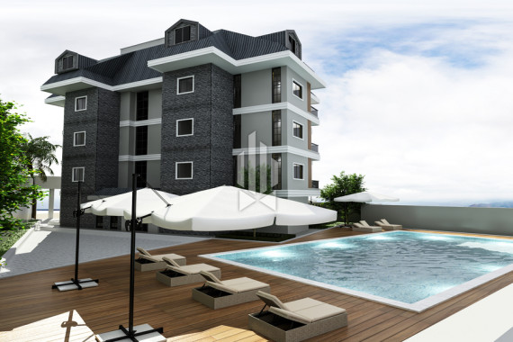 Three-bedroom apartment on the top two floors, Kargicak