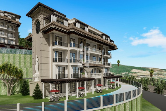 Дуплекс апартаменты с двумя спальнями и садом, Каргыджак