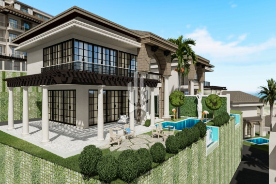 Вилла на холме с собственным садом и бассейном, Каргыджак