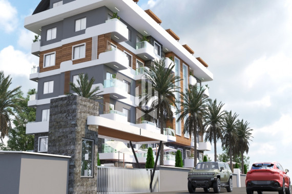 Квартира со стильным дизайном в модном комплексе, Газипаша