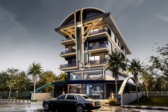 Пентхаус в комфортабельном комплексе с удачной локацией, Демирташ