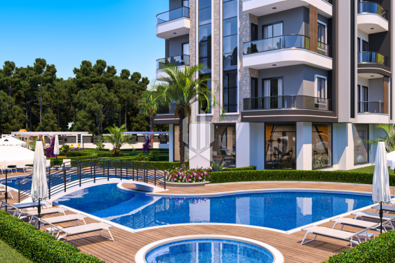 Penthouse with beautiful panoramic views around the perimeter, Avsallar