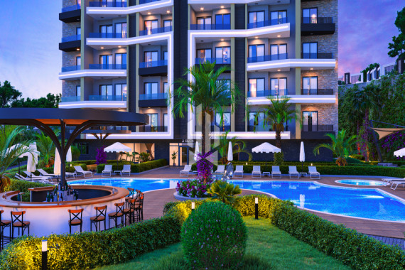 Duplex apartment in a picturesque area, Avsallar