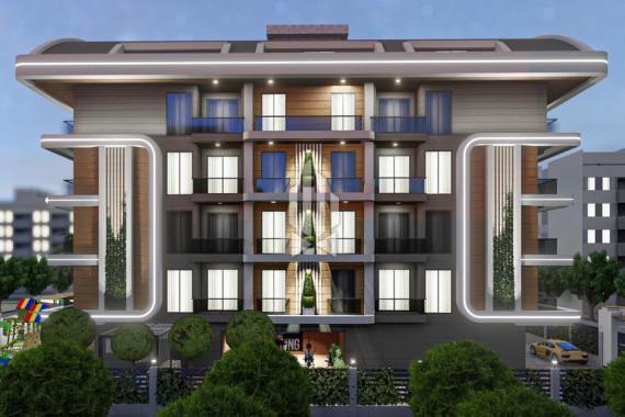 Пентхаус с прекрасными видовыми характеристиками, Центр Алании