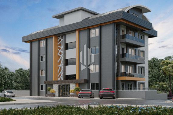 Квартира с одной спальней в комфортабельном комплексе, Авсаллар