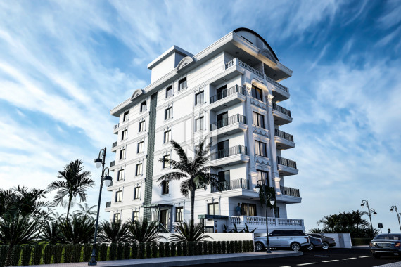 Three bedroom penthouse 1300 meters from Cleopatra beach, Alanya Center