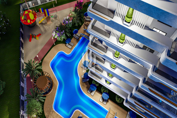 Penthouse in a complex with well thought-out infrastructure, Gazipasa