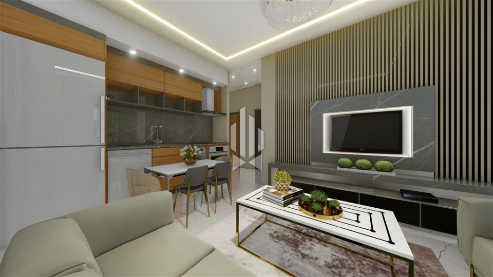 Practical apartment in a trendy complex, Mahmutlar 7