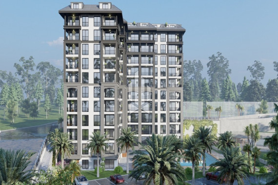 Пентхаус с двумя спальнями в комплексе с превосходной локацией, Авсаллар