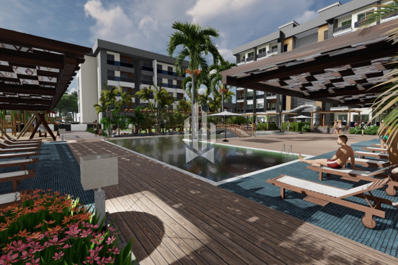 Двухуровневые апартаменты просторной планировки, Алтынташ