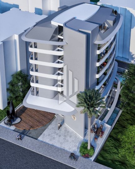 Двухуровневая просторная квартира с панорамным видом, Центр Алании 6