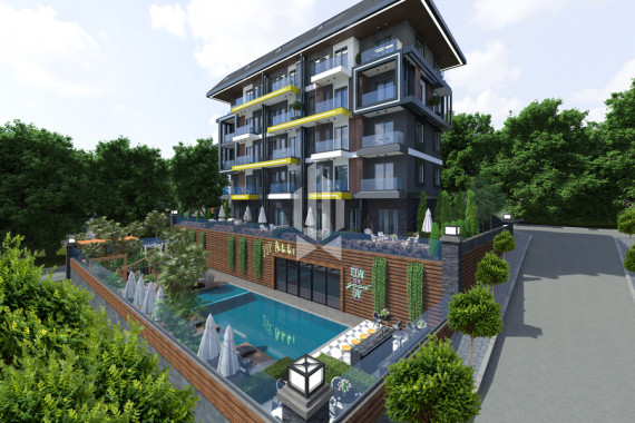 Роскошный просторный пентхаус среди неповторимых пейзажей района, Кестель