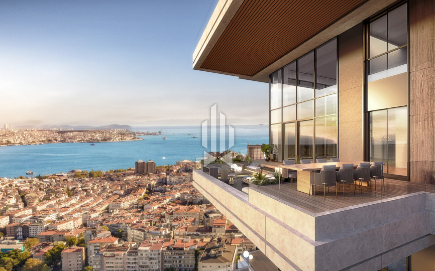 Двухуровневые апартаменты с панорамным видом на Босфор 3
