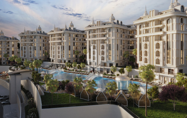 Two-bedroom apartment in a luxury residence, Ciplakli