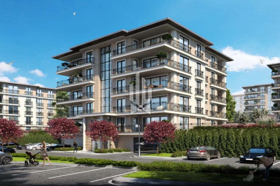 Квартира с двумя спальнями и кухней-гостиной в престижном районе