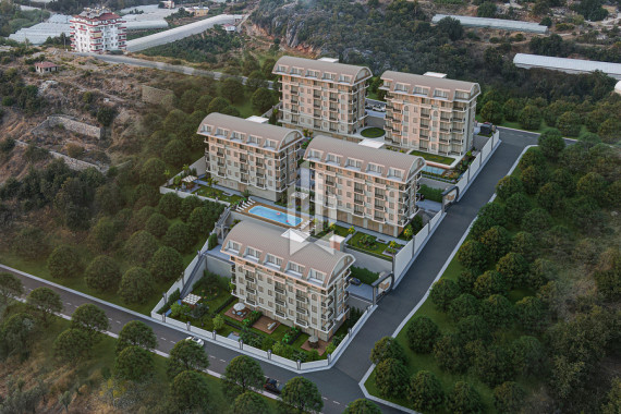 Apartment of popular layout in a complex on a hill