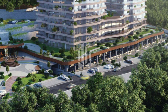 Apartments in a luxury complex with concierge services and luxurious infrastructure