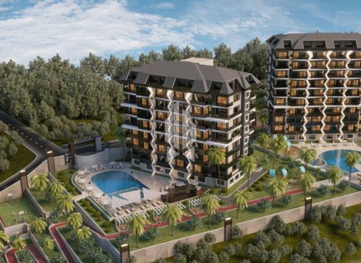 Apartment in a complex with the richest infrastructure, Avsallar