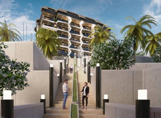 Spacious penthouse with panoramic views, Avsallar