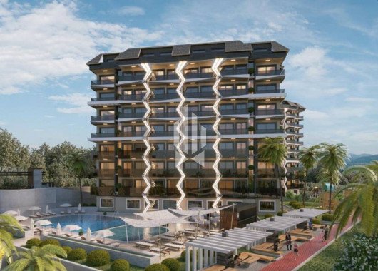 Классный пентхаус на двух уровнях с шикарными видами, Авсаллар