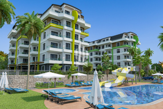 Апартаменты уютной планировки в роскошном комплексе, Оба