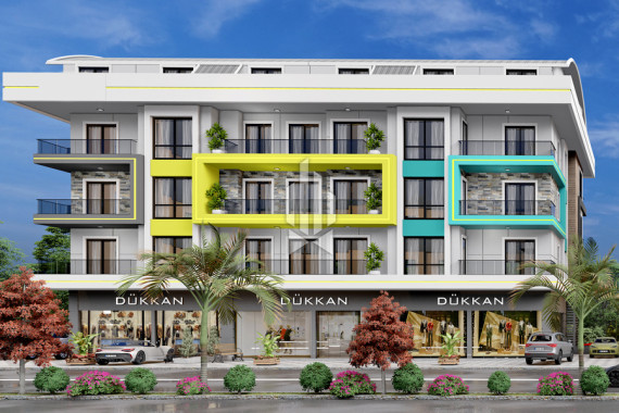 Апартаменты на верхнем этаже и крыше комплекса в окружении гор, Оба