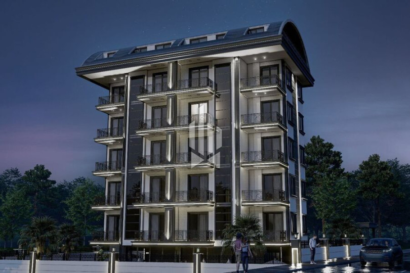 Linear apartments 1000 meters from the popular Incekum beach 4