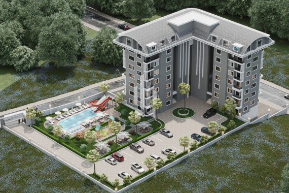 Пентхаус в комплексе с грамотно распределёнными социальными зонами