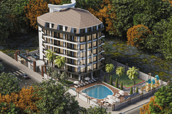 Apartment in a premium complex 80 meters from the beach