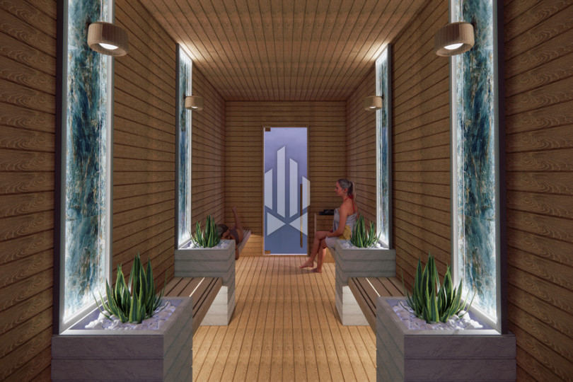 Пентхаус с двумя спальнями в уютном комплексе уникального дизайна 12
