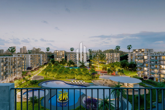 Spacious apartment with a cozy layout in a complex with a large steam area