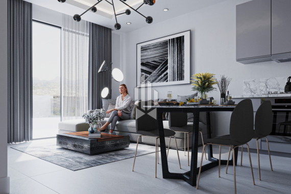 Пентхаус со стильным дизайном в окружении живописной природы