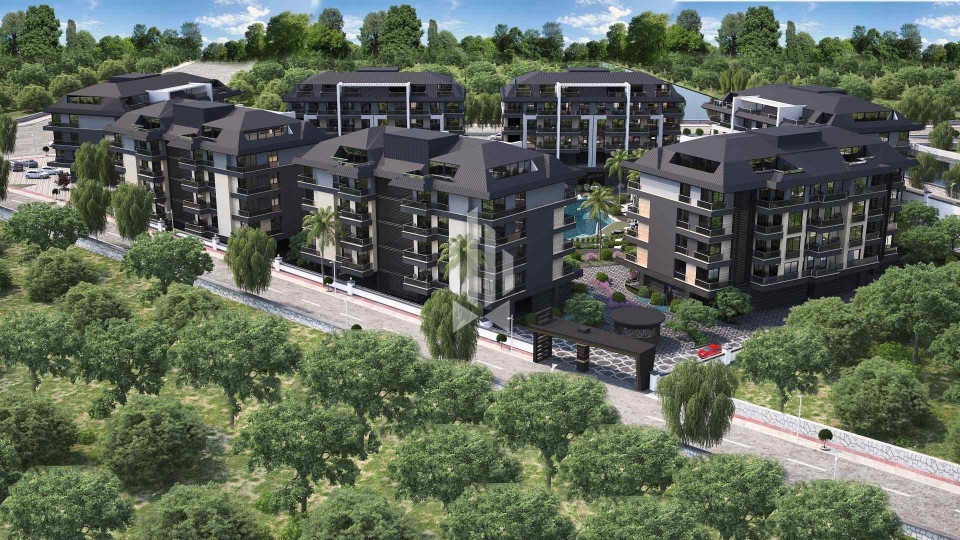 Апартаменты планировки 1+1 в новом комплексе и перспективном районе, Оба 2