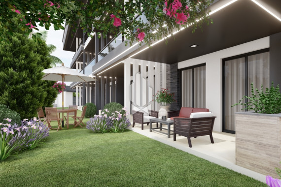 Дуплекс с лаунж-зоной в собственном саду