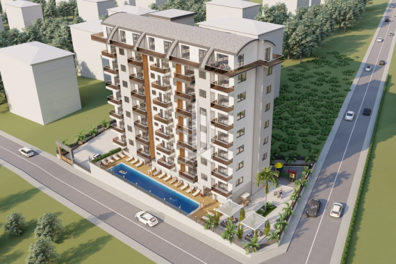 Comfortable penthouse with full infrastructure of the complex