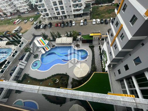 Просторные апартаменты с двумя спальными комнатами в комплексе с инфраструктурой, Махмутлар