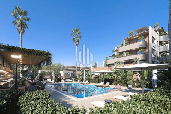 Двуспальные апартаменты в комплексе с уникальной архитектурой