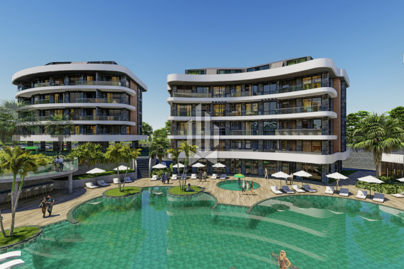 Two bedroom penthouse overlooking the pool and city environment