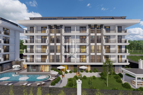 Garden duplex with wonderful outdoor lounge area