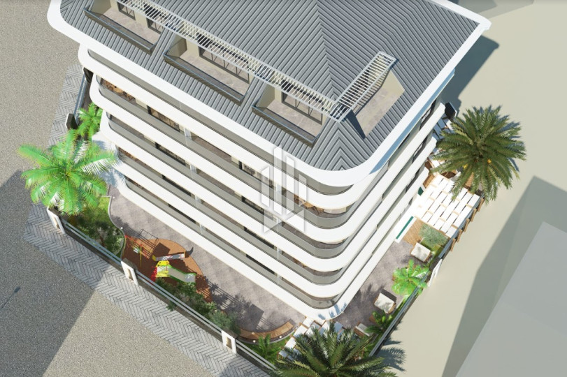 Инвестиционная квартира в современном комплексе в центре Алании 130 м от моря 3