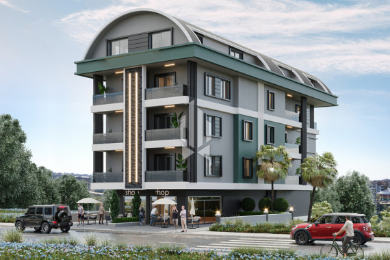 Apartment in a comfortable residential complex with a stylish design