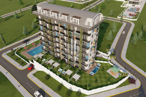 Стильный двуспальный пентхаус в динамично развивающемся районе