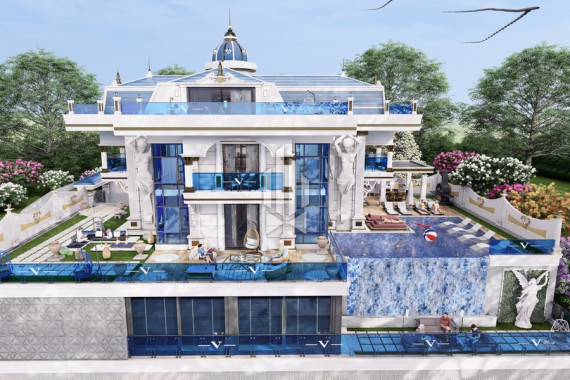 Невероятно стильная вилла с уникальной планировкой и дизайном