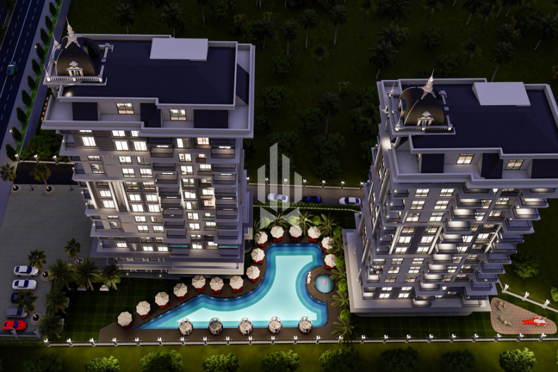 Двуспальные апартаменты в комплексе с превосходными зонами для отдыха 7