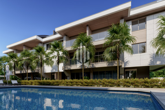 Penthouse with a well-organized adjacent territory of the complex